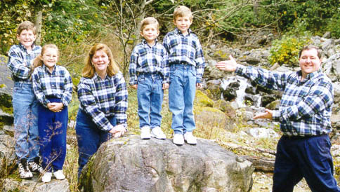 Family portrait near North Bend