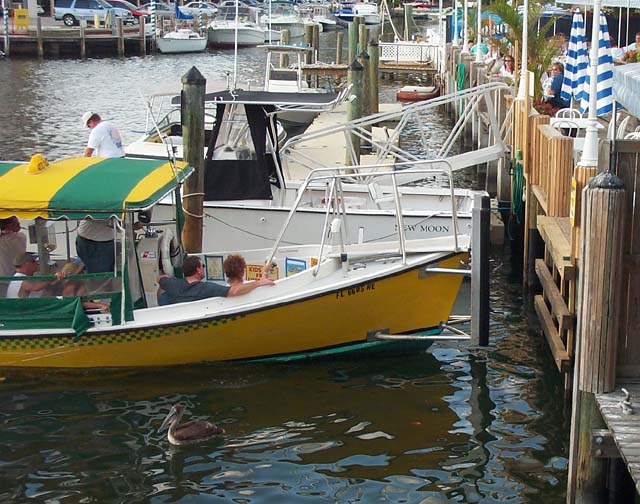 Arriving Water Taxi