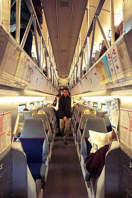 Train interior